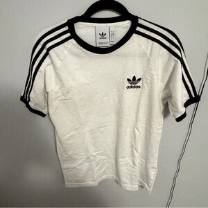 adidas Original’s 3-Stripes Tee - White GN3494